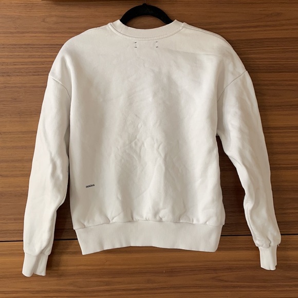 Pangaia Recycled Cotton Crewneck Sweatshirt - Off White - XS - Picture 4 of 8